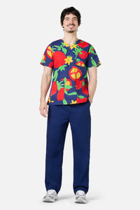 Gorman - Tomato Salad Top & Pant Scrubs - navy