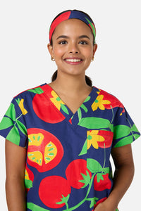 Gorman - Tomato Salad Scrub Headband - navy