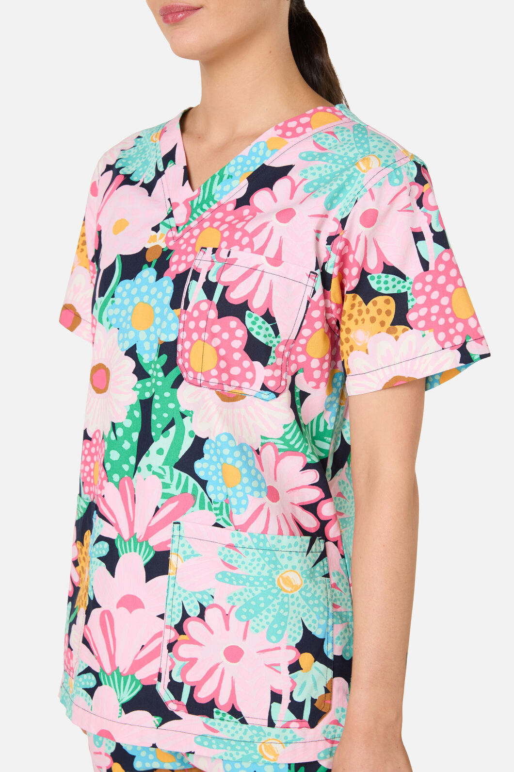 Gorman - Magic Floral Scrub Set - navy