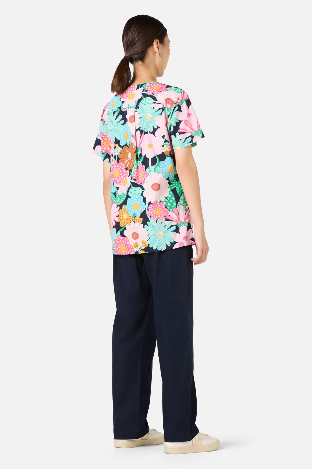 Gorman - Magic Floral Top & Pant Scrubs - navy
