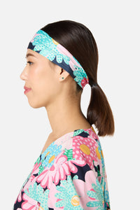 Gorman - Magic Floral Scrub Headband - navy