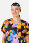 Gorman - Abstract Floral Scrub Headband - multi