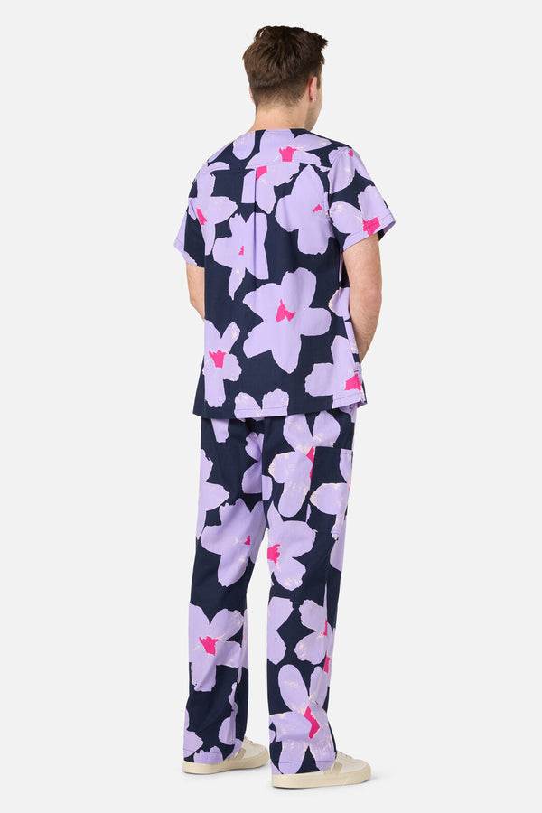 Gorman - Poppy Blue Scrub Set - navy