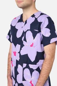 Gorman - Poppy Blue Scrub Set - navy