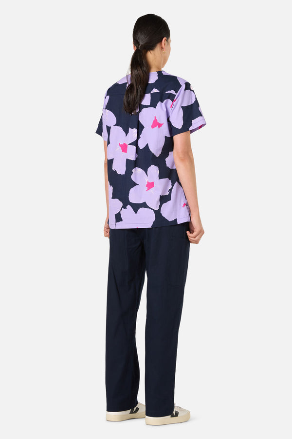 Gorman - Poppy Blue Top & Pant Scrub Set - navy