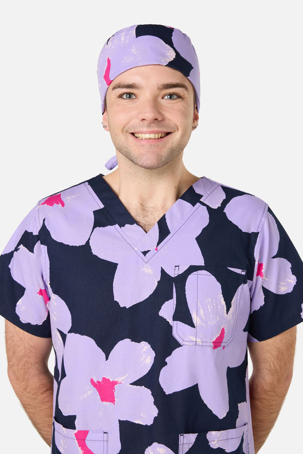 Gorman - Poppy Blue Scrub Hat - navy