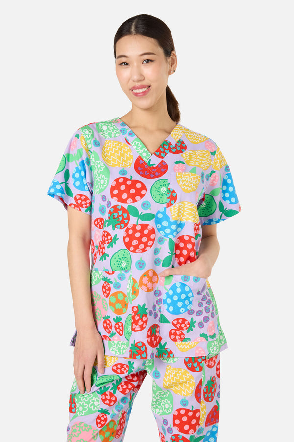 Gorman - Fruity Folk Scrub Set - lilac