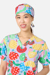 Gorman - Fruity Folk Scrub Hat - lilac