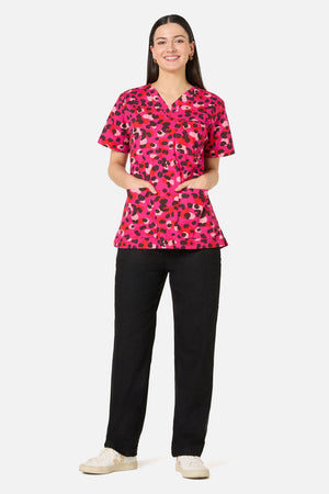 Gorman - Changing Spots Top & Pant Scrub - black