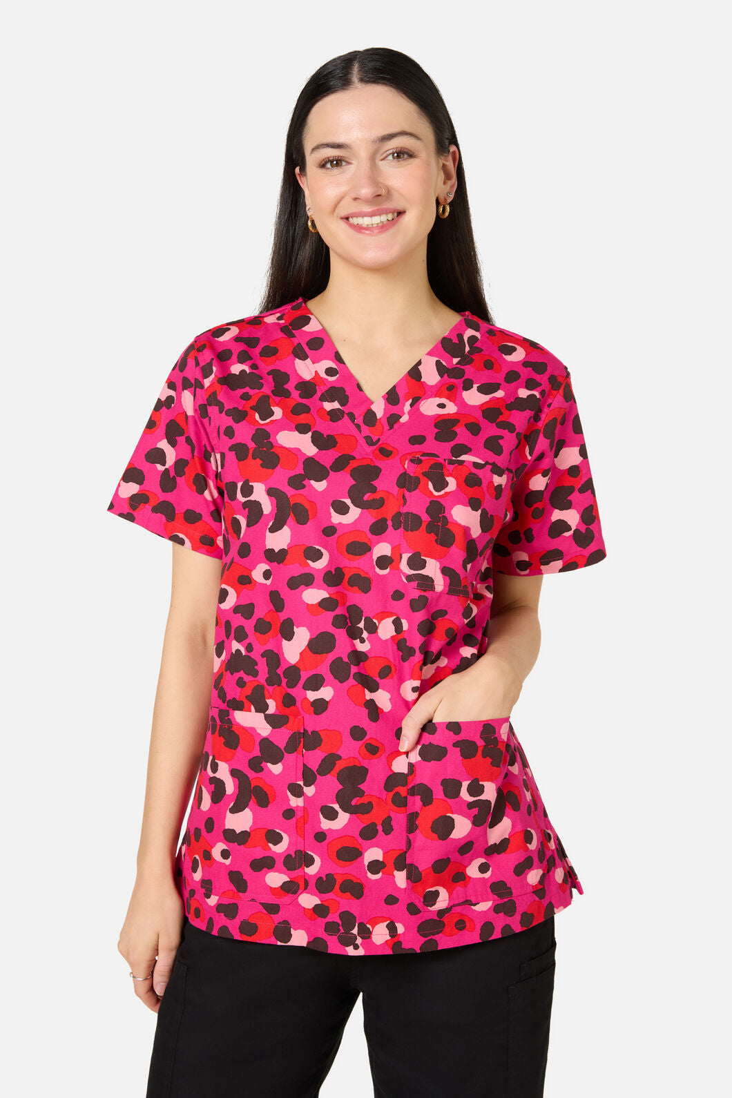 Gorman - Changing Spots Top & Pant Scrub - black