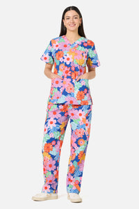 Gorman - Polka Floral Scrub Set - multi