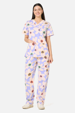 Gorman - Daisy Scrub Set - lilac