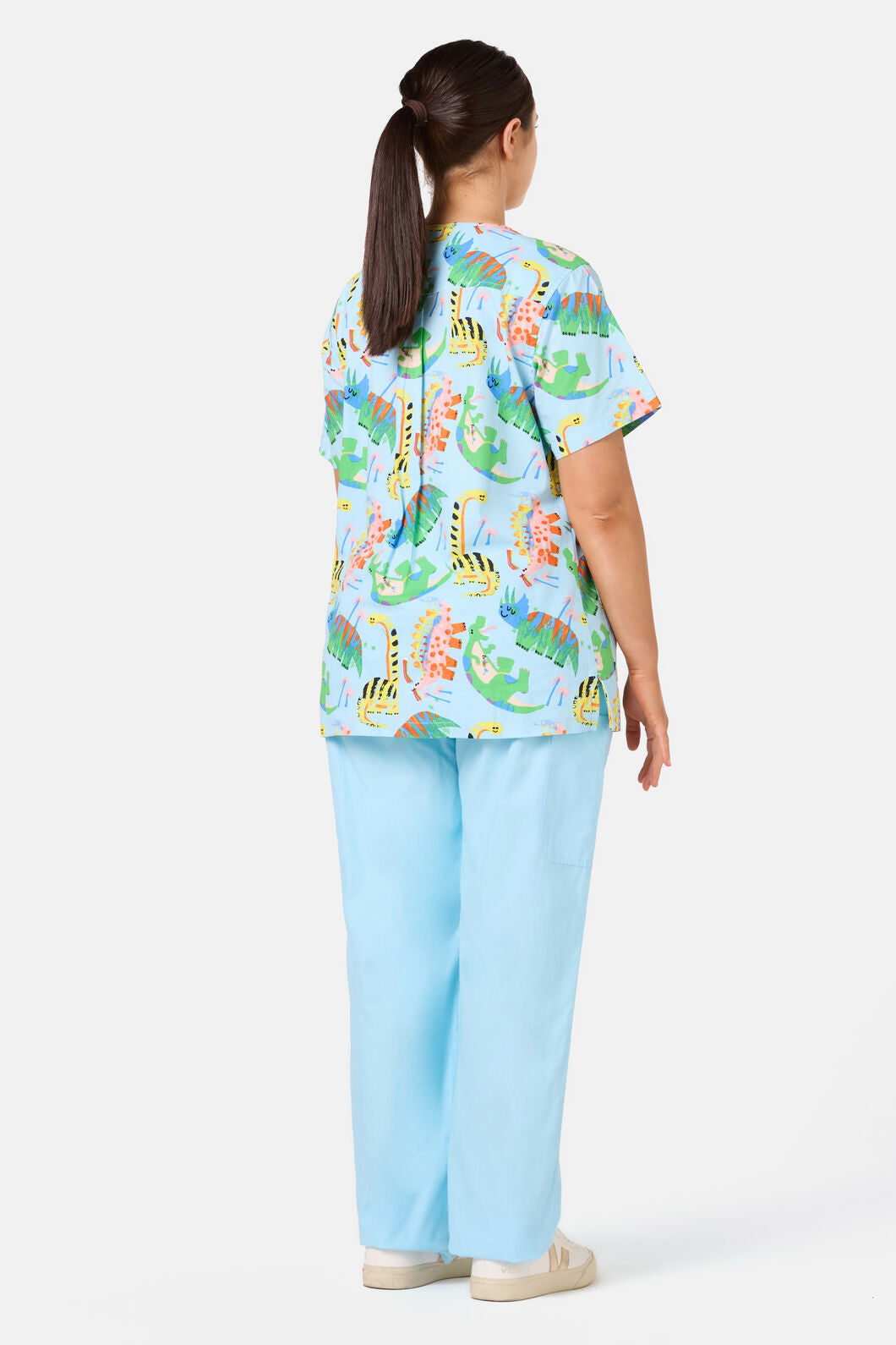 Gorman - Dinoland Mixed Scrub Set - light-blue
