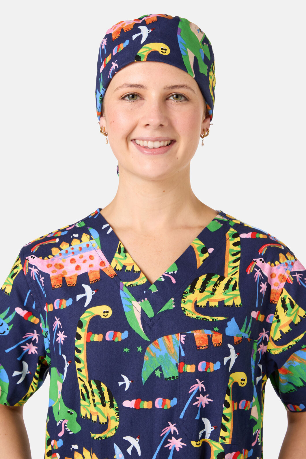 Gorman - Dreamy Dinos Scrub Hat - navy