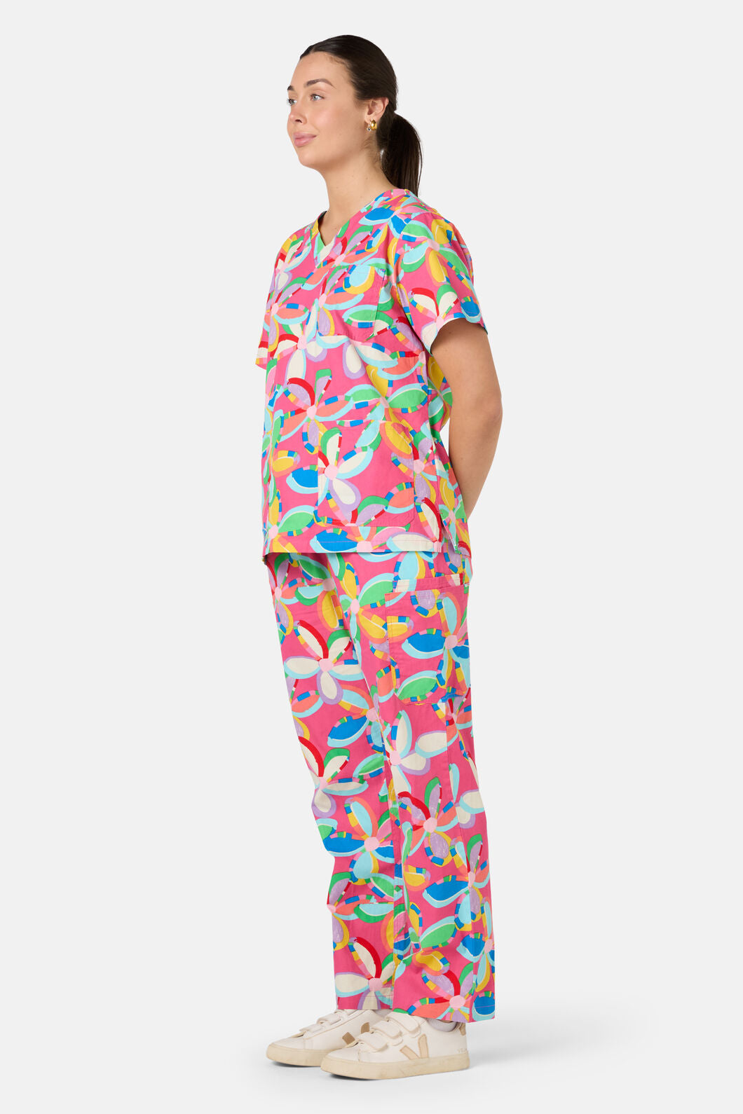 Gorman - Rainbow Daisy Scrub Set - multi