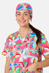 Gorman - Rainbow Daisy Scrub Hat - multi