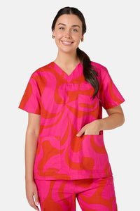 Gorman - Wavelength Scrub Set - pink
