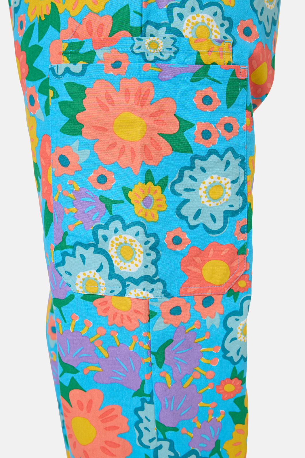 Gorman - Painted Garden Scrub Set - aqua