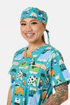 Gorman - Sweater Dogs Scrub Hat - multi