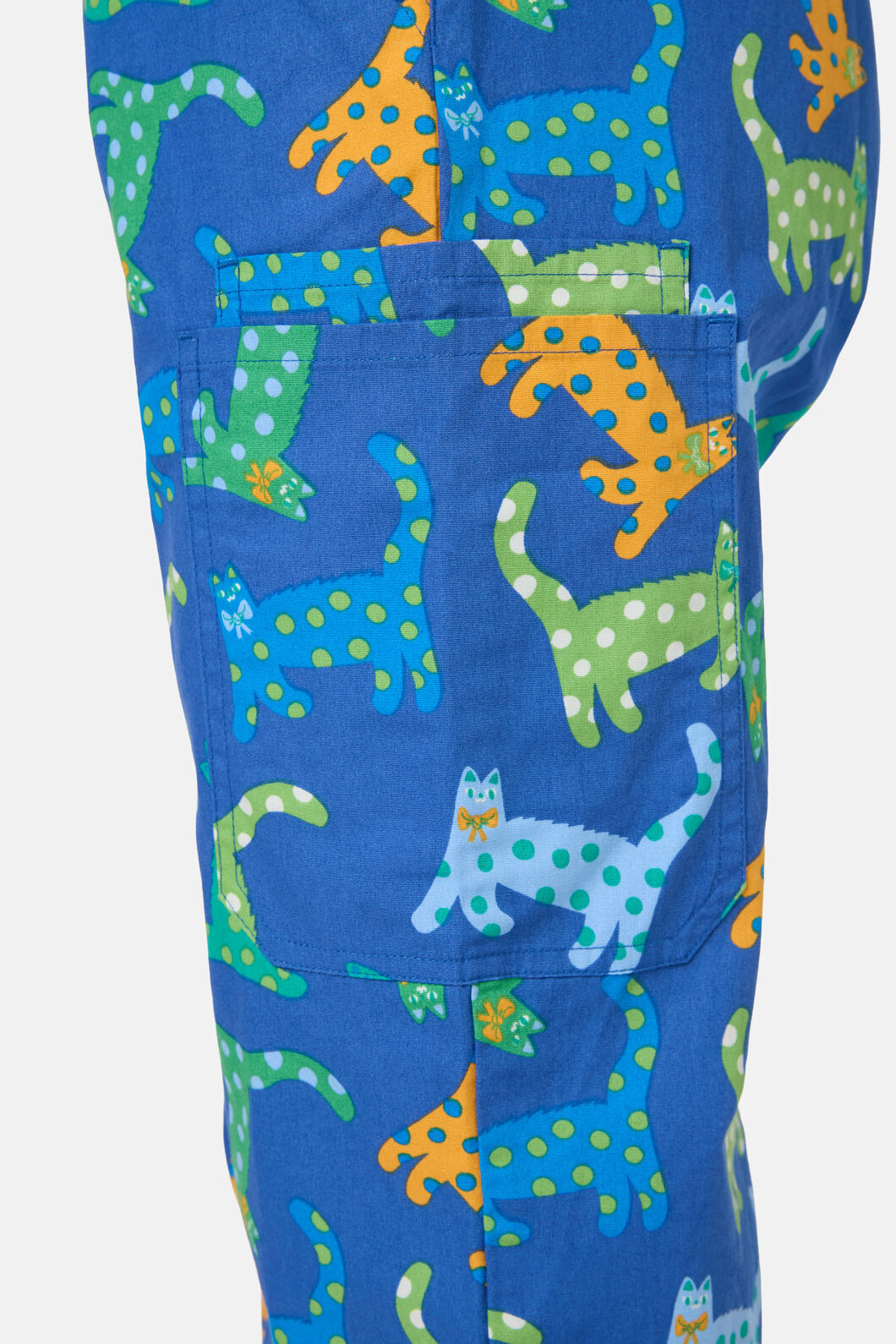 Gorman - Spotty Cats Scrub Set - navy