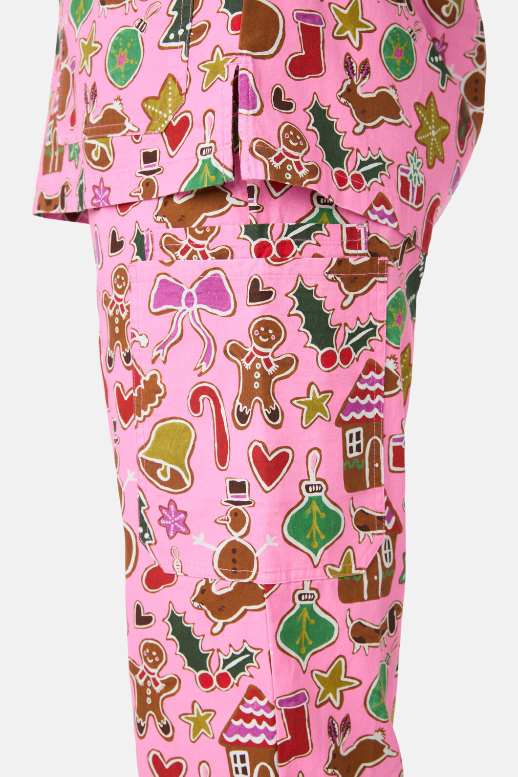 Gorman - Gingerbread Wonderland Scrub Set - pink