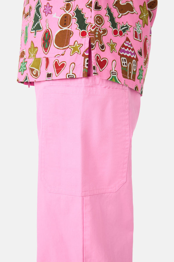 Gorman - Gingerbread Wonderland Mixed Scrub Set - pink