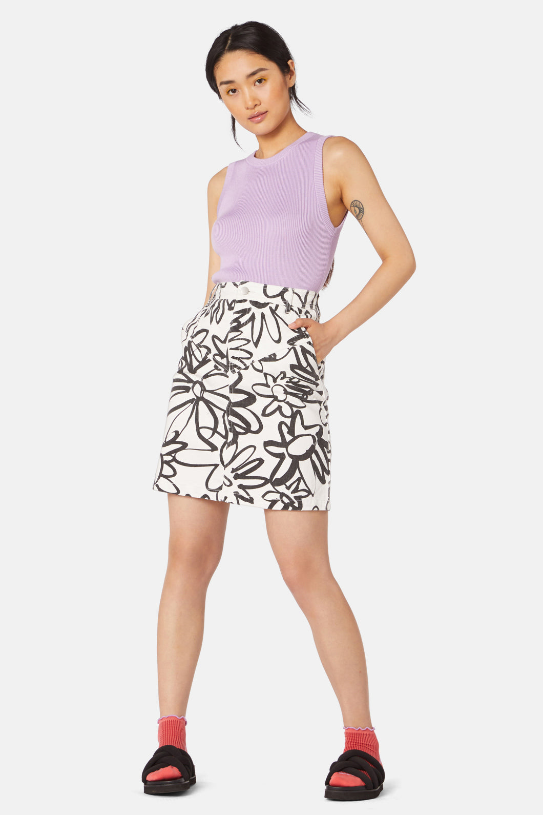 Solo Daisy Mini Skirt