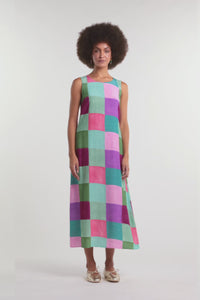 Gorman - Sunspill Check Party Dress - print