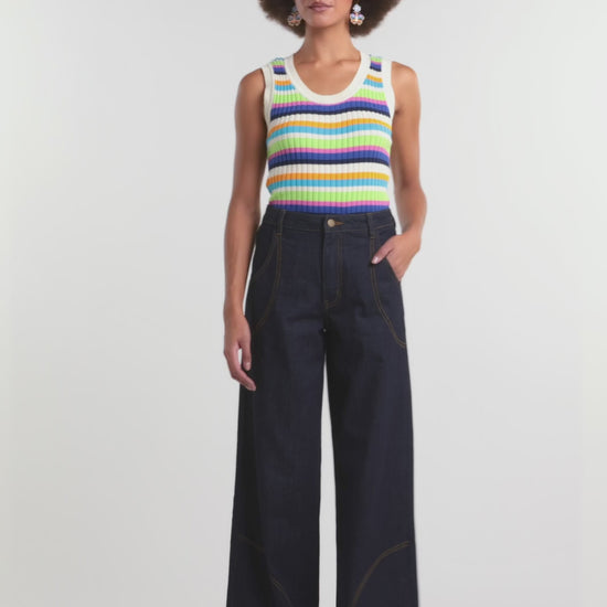 Gorman - Zahra Stitched Jean - indigo