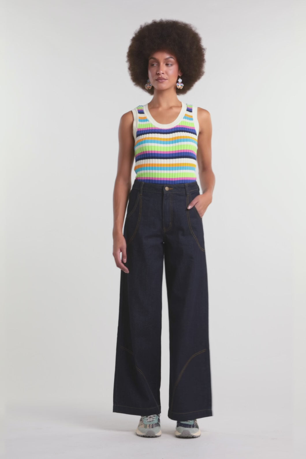 Gorman - Zahra Stitched Jean - indigo