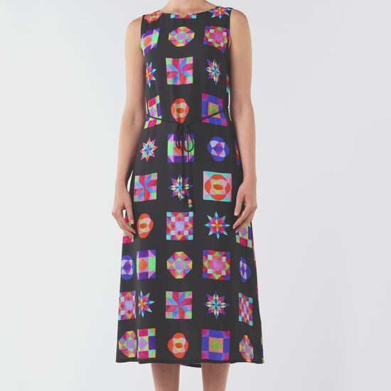 Gorman - Pinwheel Midi Dress - print