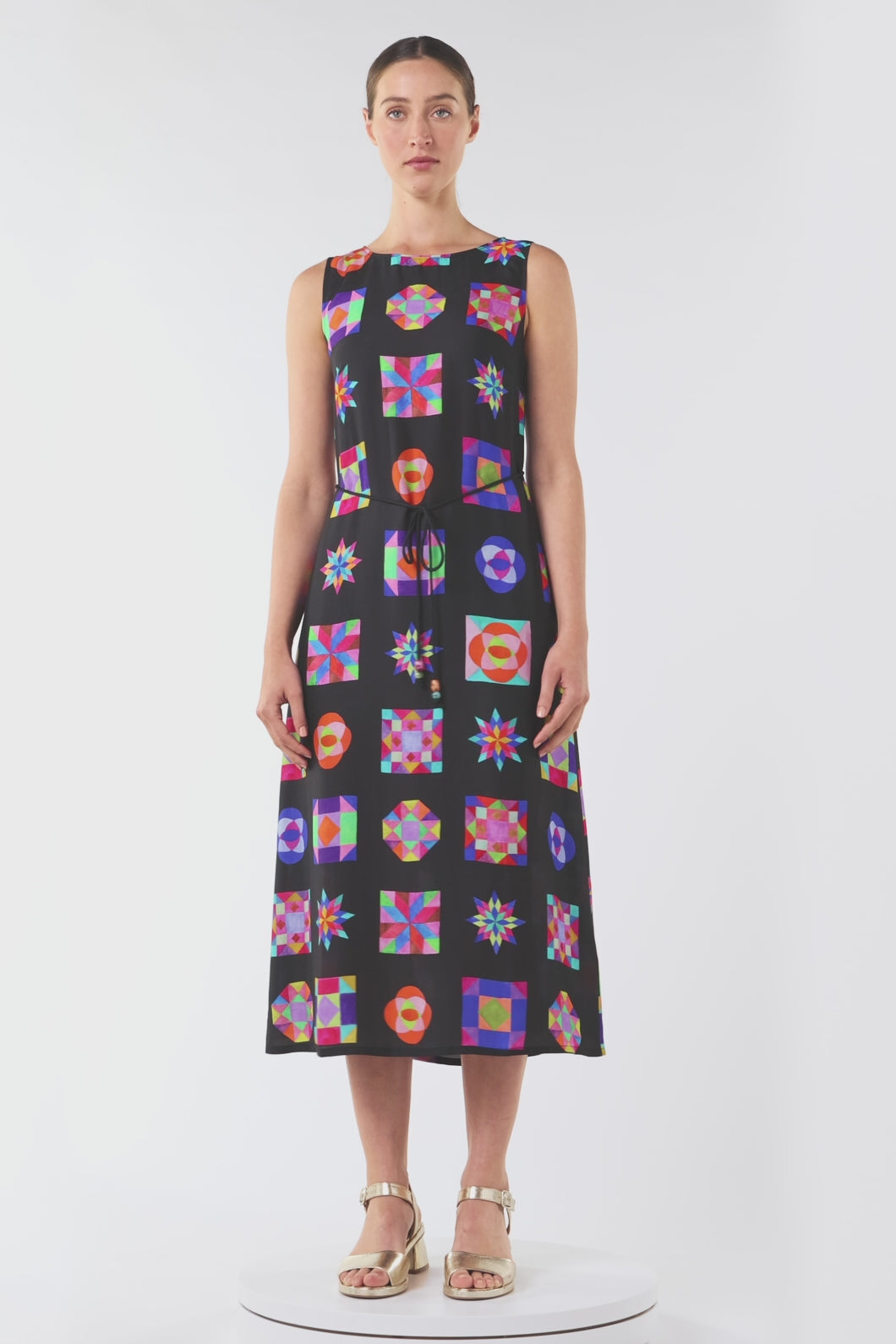 Gorman - Pinwheel Midi Dress - print