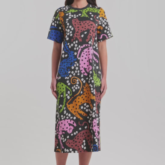 Gorman - Right Meow Tee Dress - print