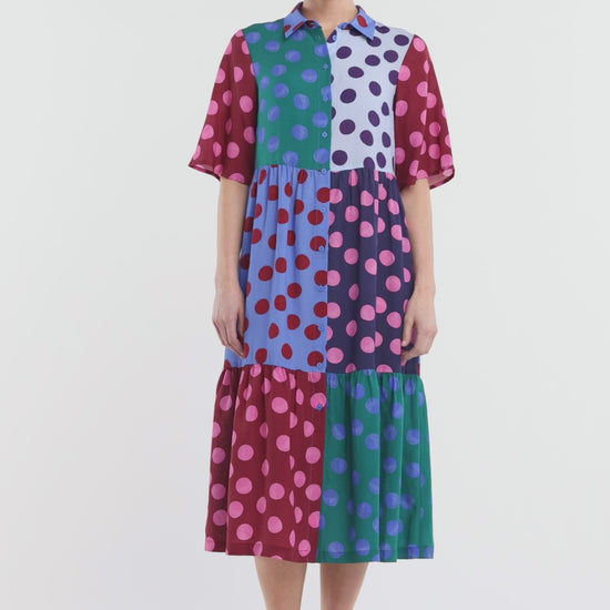 Gorman - On The Dot Spliced Dress - print