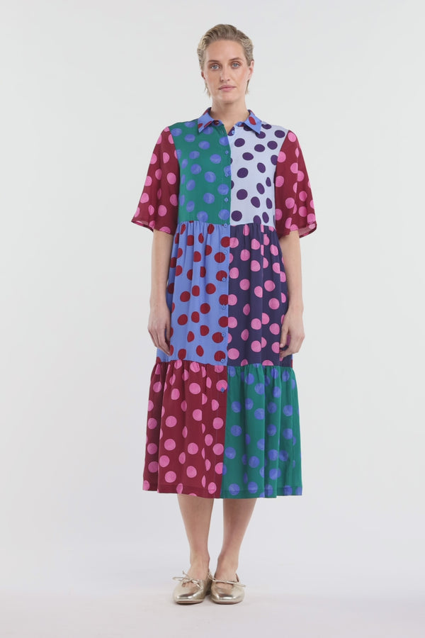 Gorman - On The Dot Spliced Dress - print