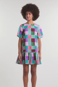 Gorman - Sunspill Check Ruffle Dress - print