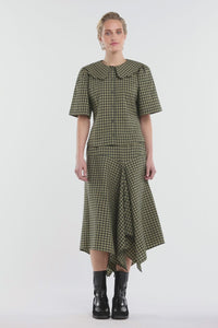 Gorman - Rachele Check Seersucker Skirt - check