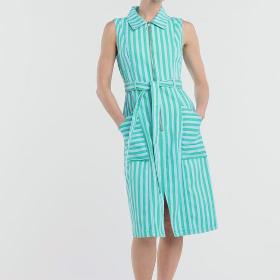 Gorman - Stripe It Up Denim Dress - stripe