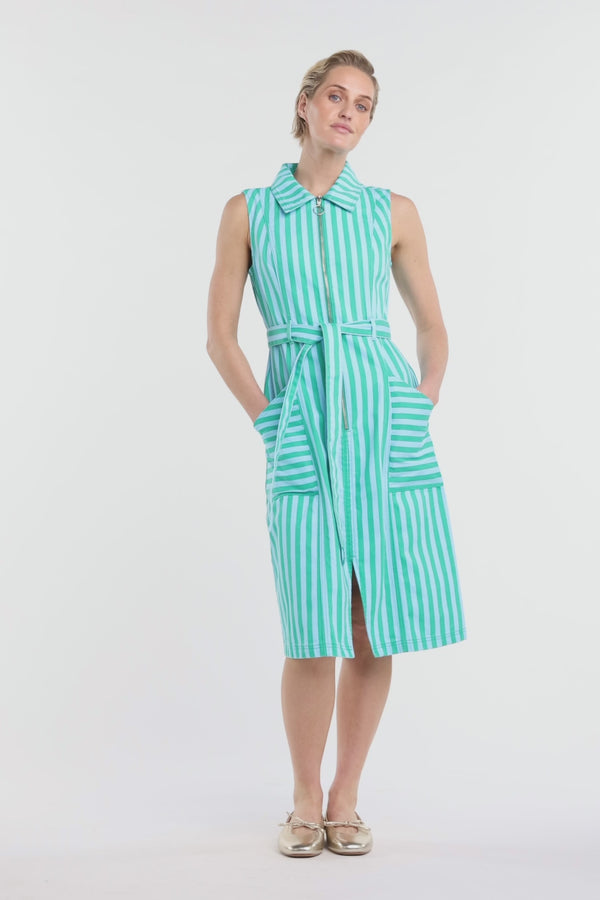 Gorman - Stripe It Up Denim Dress - stripe