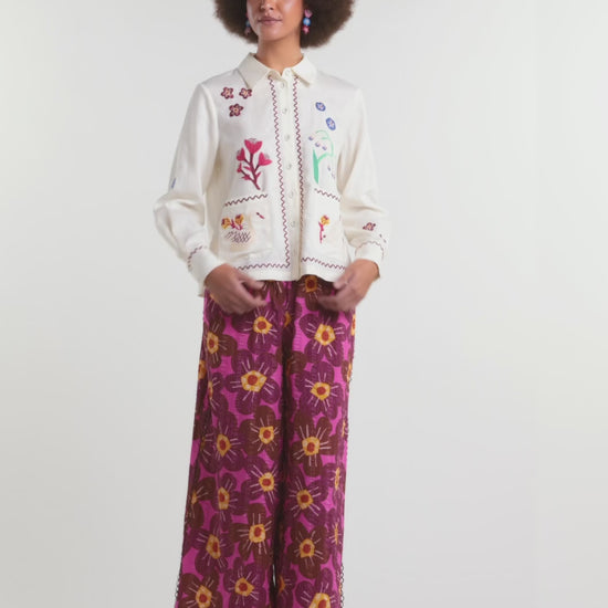 Gorman - Sanctuary Embroidered Shirt - cream