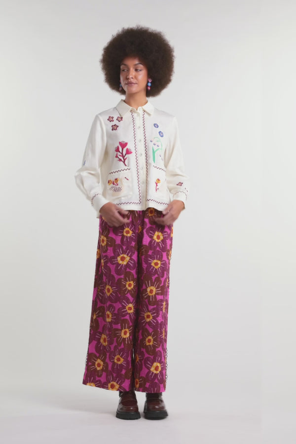 Gorman - Sanctuary Embroidered Shirt - cream