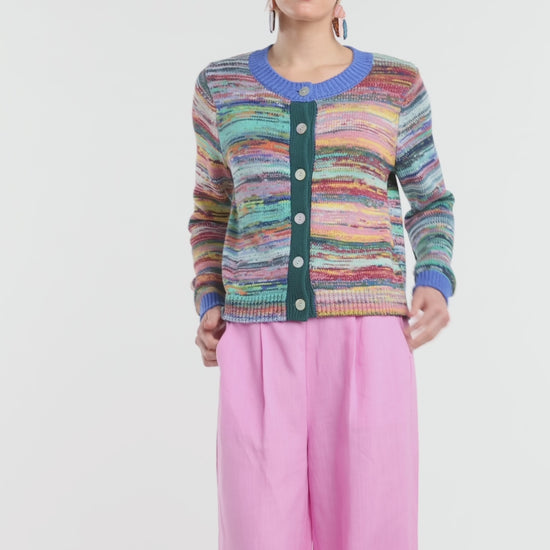 Gorman - Nebula Knit Cotton Cardi - multi