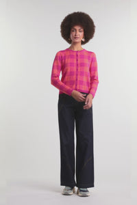 Gorman - Petal Patch Check Cardi - check