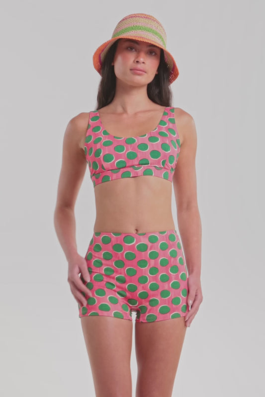 Gorman - Poetry Spot Bikini Top - print