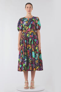 Gorman - Papaya Palm Tiered Dress - print
