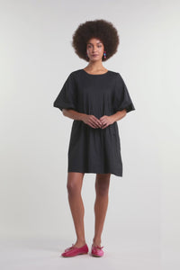 Gorman - Willa Organic Smock Dress - black