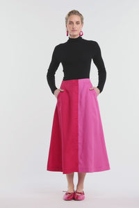 Gorman - Icy Pop Linen Skirt - pink