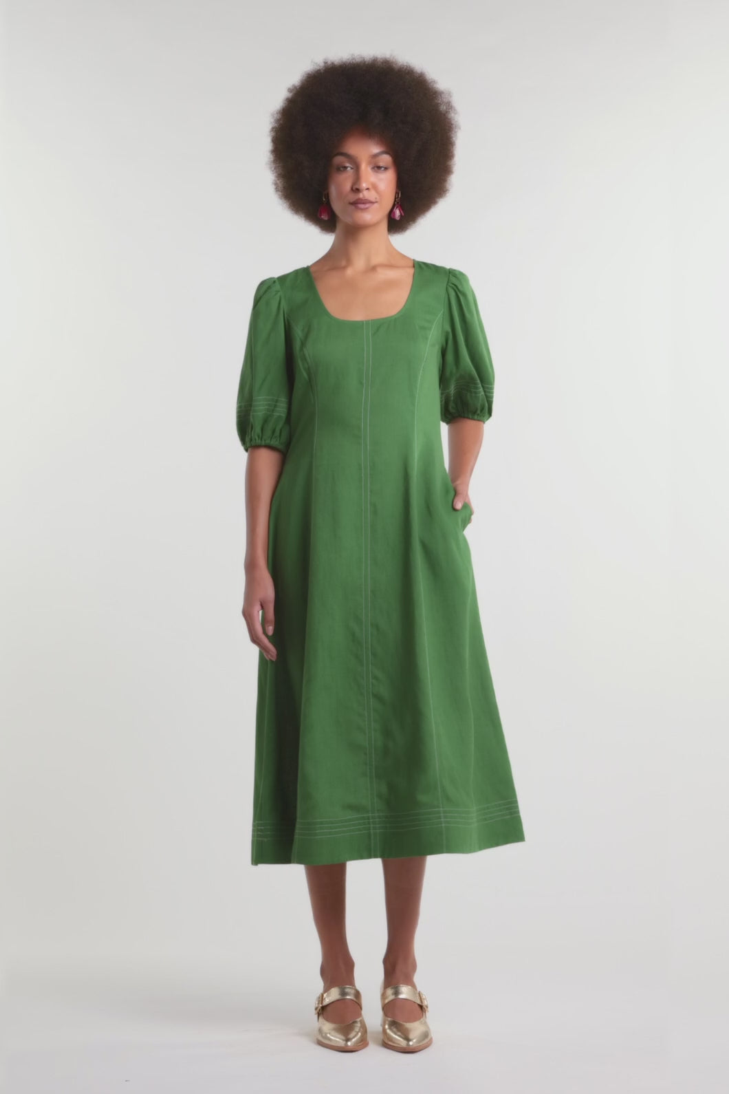 Gorman - Cami Midi Dress - green