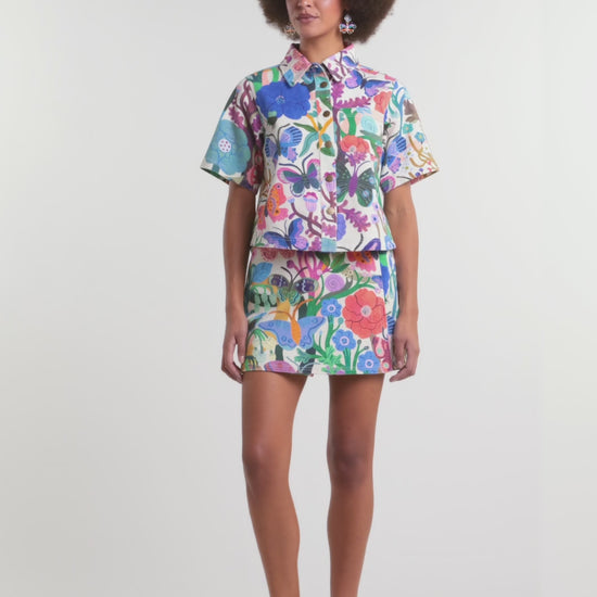 Gorman - Mariposa Denim Shirt - print