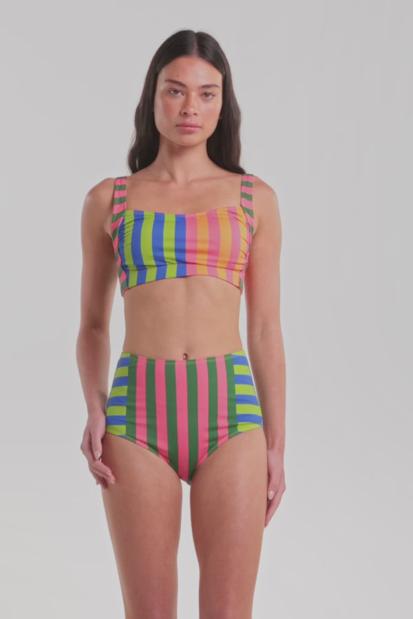 Gorman - Poetry Stripe Bikini Top - stripe